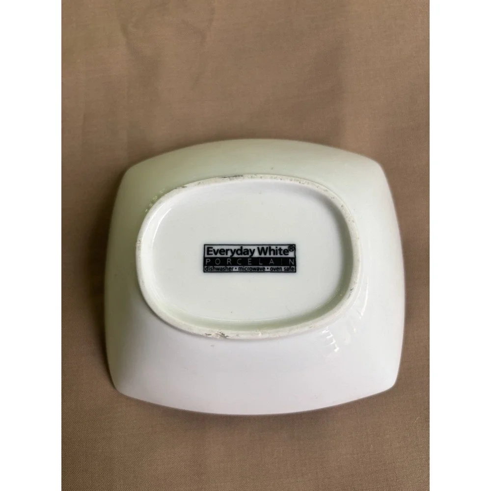 Fitz & Floyd Everyday White Porcelain Rectangular Vegetable Serving Bowl 7